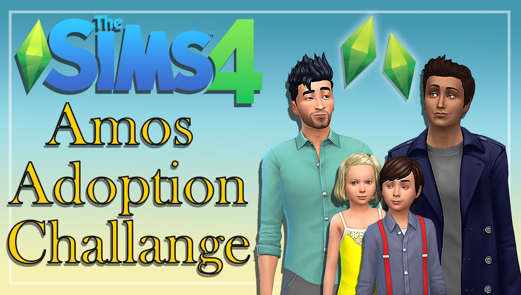 Sims 4: Amos Adoption Challenge Part 1: Introductions