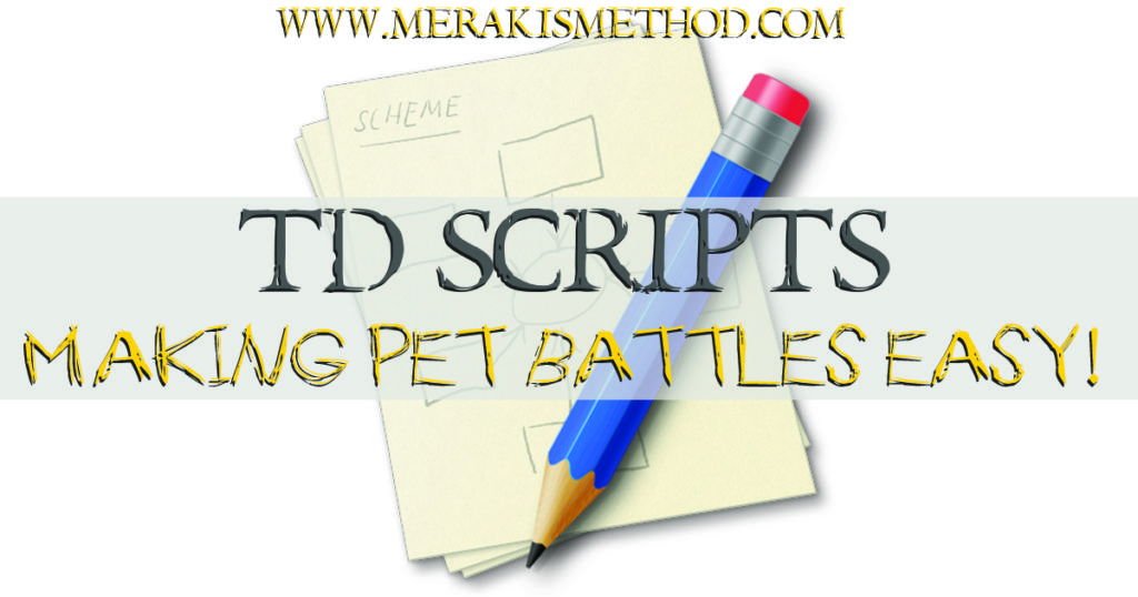 Want to automate all your regular pet battles to take the hassle and time consumption out of pet battles and rewards? TD Scripts are the answer! 